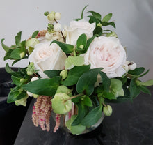 Load image into Gallery viewer, Seasonal Arrangement in Glass Vase