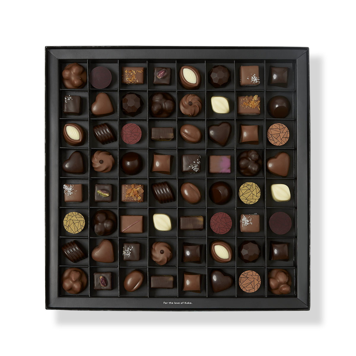 Koko Black 64 Piece Chocolatier's Selection Praline Gift Box