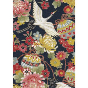 Cranes & Flowers Fabric Gift Card