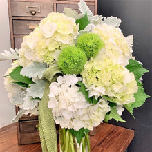 Load image into Gallery viewer, Seasonal Arrangement in Glass Vase