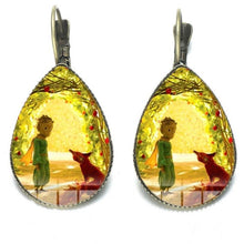 Load image into Gallery viewer, Little Prince Earrings - Park Scene
