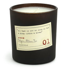 Load image into Gallery viewer, Paddywax Library Soy Candle 184g - Edgar Allan Poe
