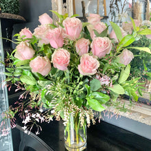 Load image into Gallery viewer, Seasonal Arrangement in Glass Vase
