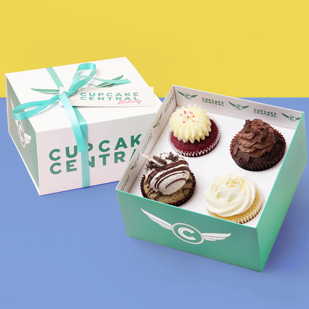 Cupcakes Box of 4