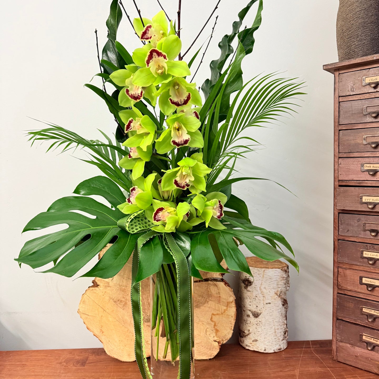 Cymbidium Orchid Arrangement