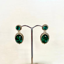 Load image into Gallery viewer, Crystal Double Drop Earrings
