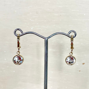 Crystal Huggie Hoop Earrings