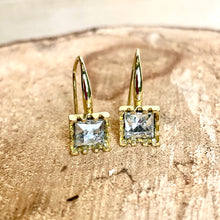 Load image into Gallery viewer, Square Crystal Earrings
