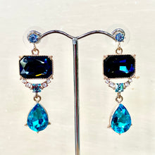 Load image into Gallery viewer, Gold and Crystal Statement Earrings

