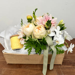 Flower & Candle Hamper