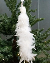 Load image into Gallery viewer, White Christmas Peacock
