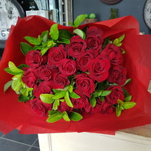 Load image into Gallery viewer, Two  Dozen Roses Gift Wrapped
