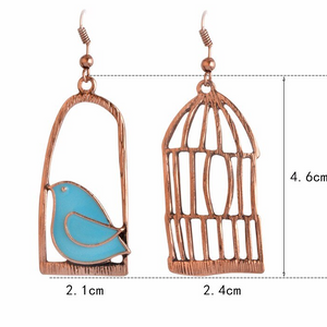 Bird Cage Earings