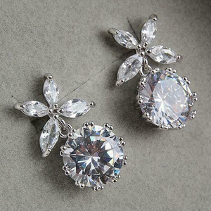 Flower Drop Earrings