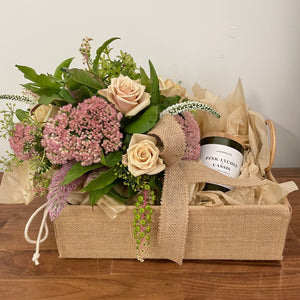 Flower & Candle Hamper