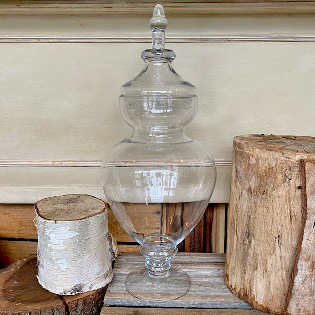 Glass Candy Jar with Lid