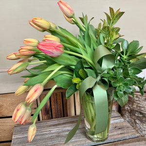 Contemporary Cascading Tulips