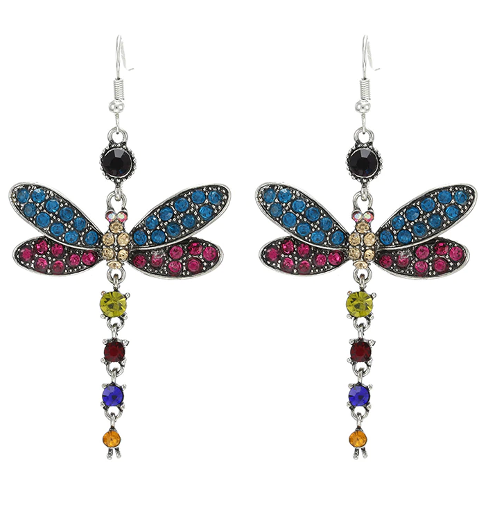 Dragonfly Jewelled Earrings