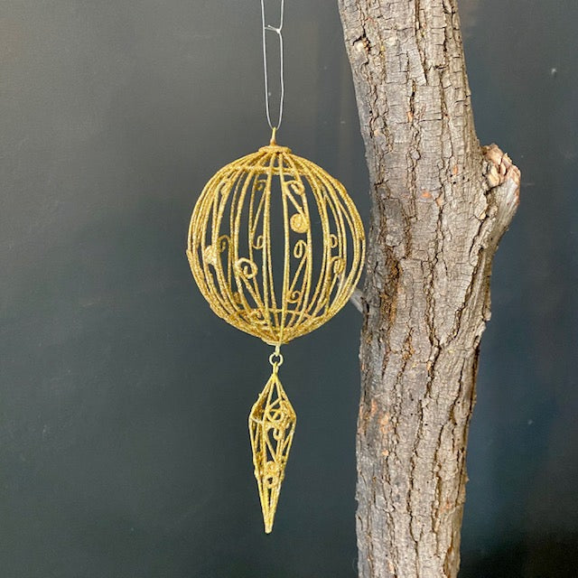 Gold Bauble Ornament
