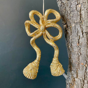 Gold Bow Ornament