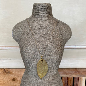 Gold Leaf Necklace