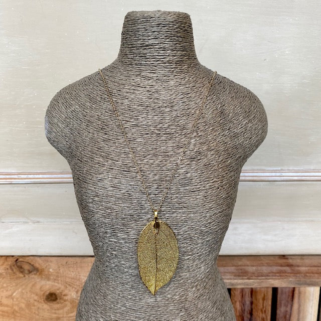 Gold Leaf Necklace