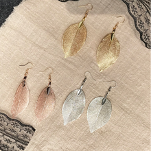 Load image into Gallery viewer, Leaf Cutout Earrings

