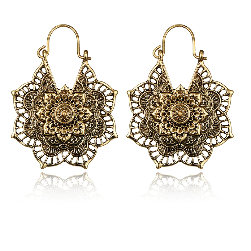 Lotus Mandela Earrings