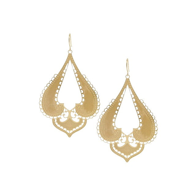 Laser Cutout Earrings
