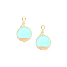 Load image into Gallery viewer, Resin Circle Knot Earrings
