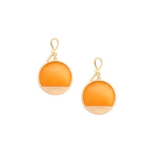 Load image into Gallery viewer, Resin Circle Knot Earrings
