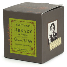 Load image into Gallery viewer, Paddywax Library Soy Candle 170g - Oscar Wilde
