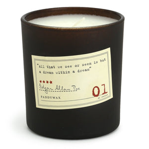 Paddywax Library Soy Candle 184g - Edgar Allan Poe