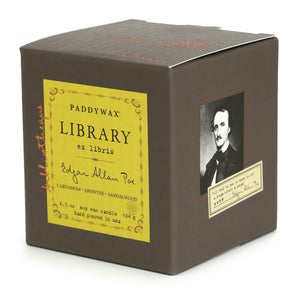 Paddywax Library Soy Candle 184g - Edgar Allan Poe