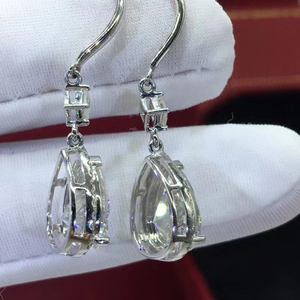 Brilliant Pear Drop Earrings