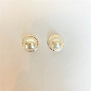 Blister Pearl Stud Earrings