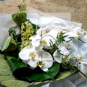 Botanical Orchid Bouquet