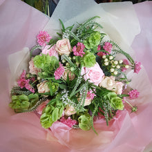 Load image into Gallery viewer, Pretty Pink &amp; Green Bouquet
