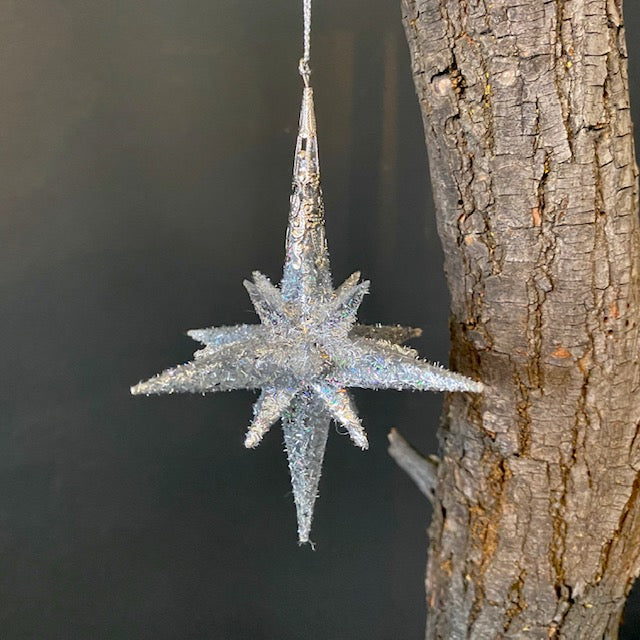 Glittered Star Ornament