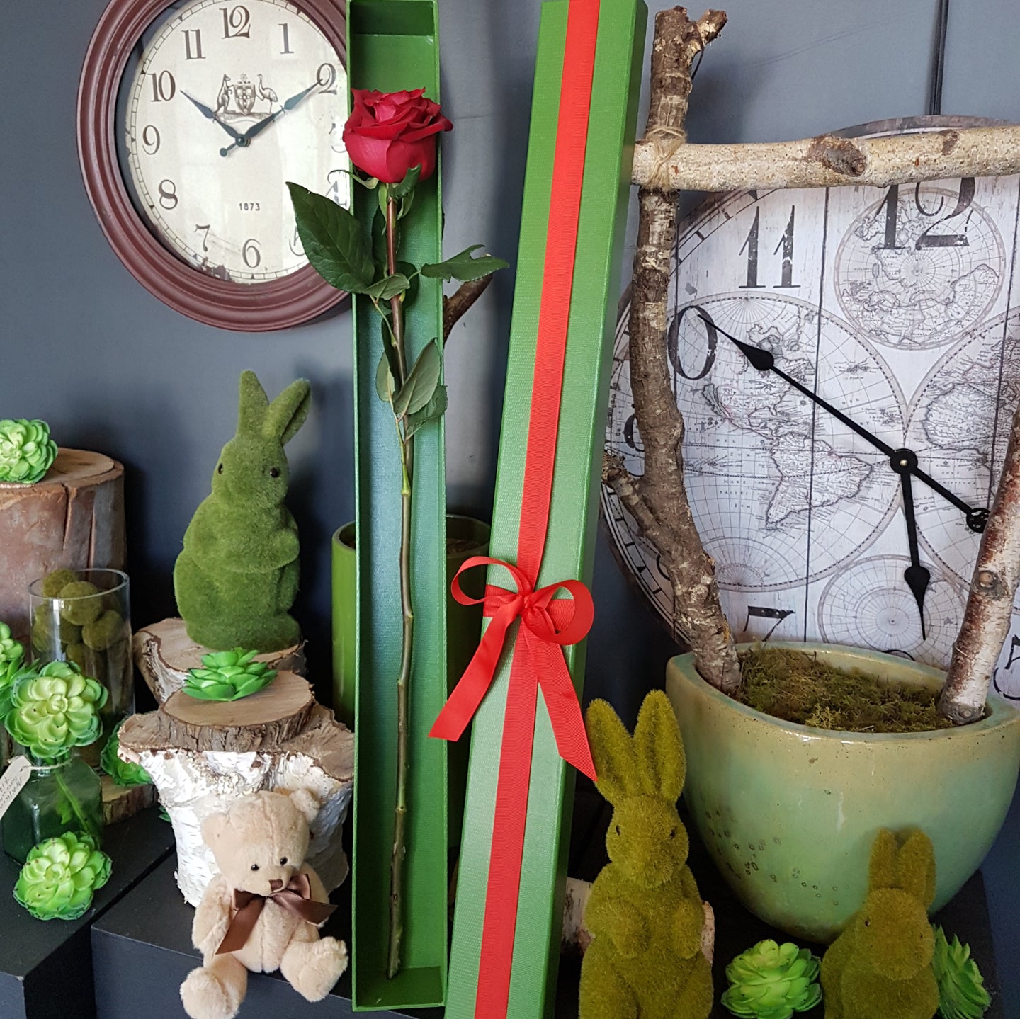 1 Long Stem Rose Gift Boxed