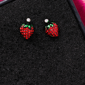 Mini Strawberry Earrings