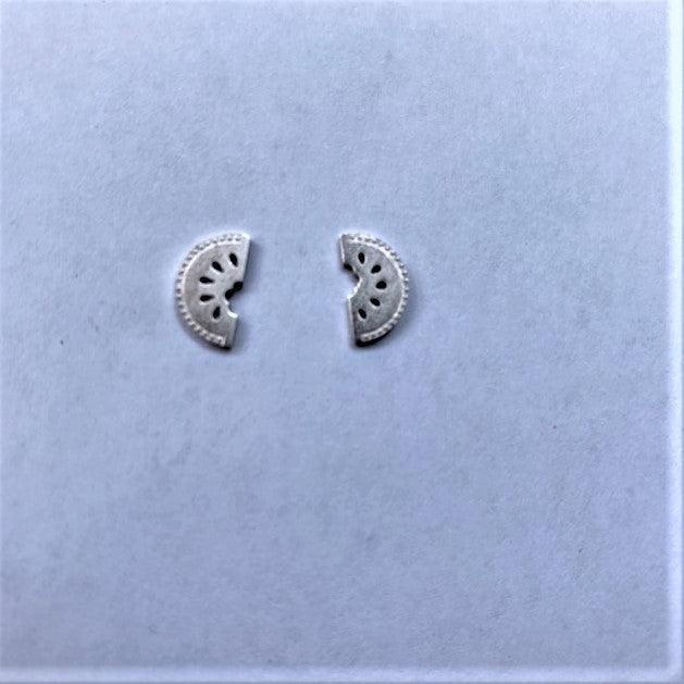 Watermelon Silver Studs