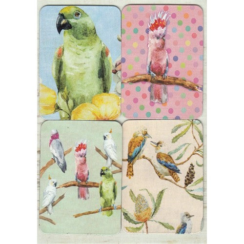 Australian Birds Removable Magnets Card