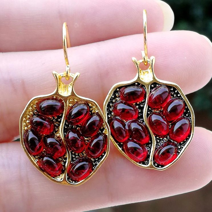 Pomegranate Earrings